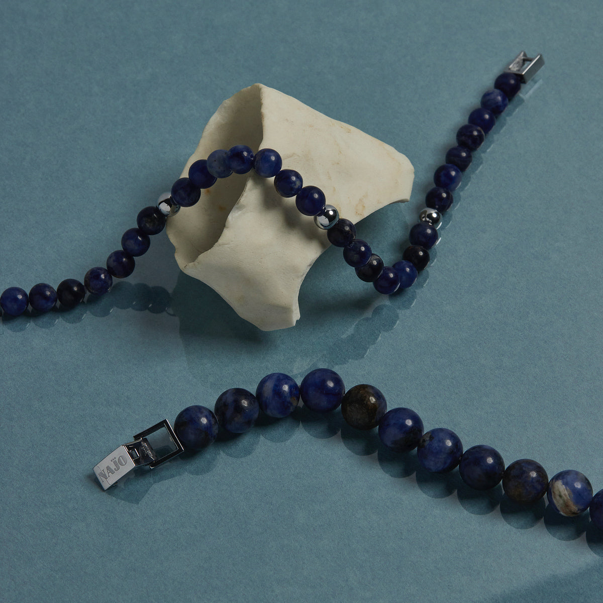 Atlas Men's 6mm Beaded Sodalite Bracelet