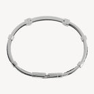 Band of Strength Men’s Plaited Leather and Steel Bracelet