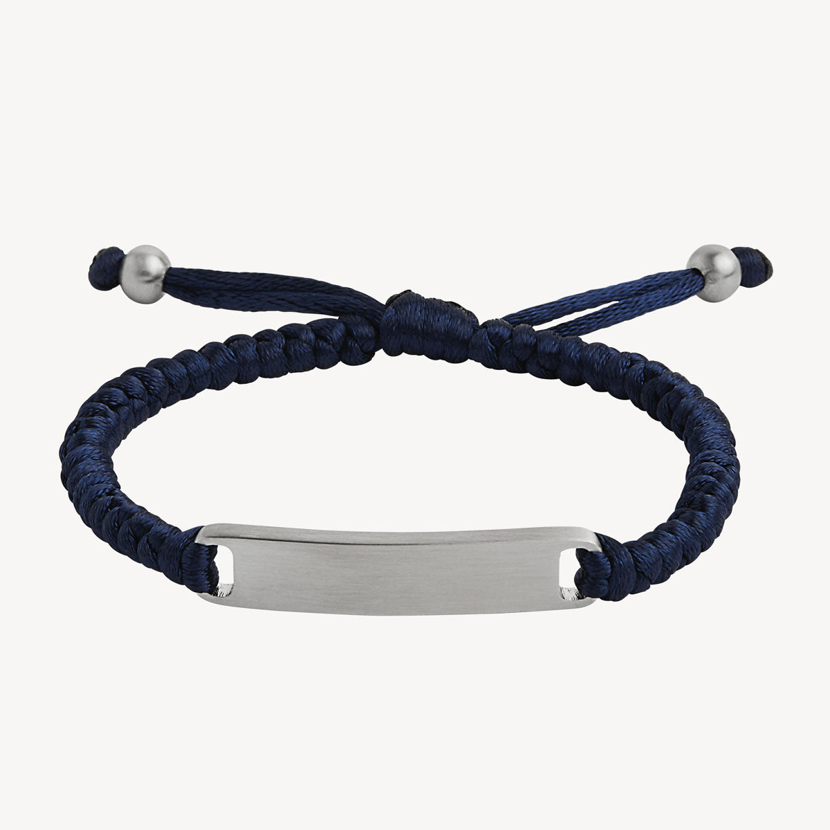 Navy Elemental Men’s Cord Identity Bracelet