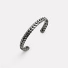 Stainless Steel Commander Men's Steel Cuff