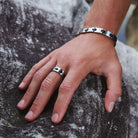 Paragon Men's Steel & Rubber Bracelet