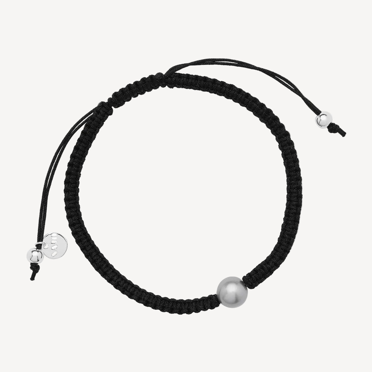 Black Nautilus Men's Grey Pearl Bracelet