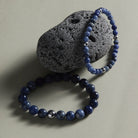 Apollo Men's 10mm Sodalite & Steel Elasticised Stretch Bracelet