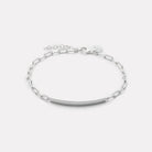 Sterling Silver Strata Men's Bracelet