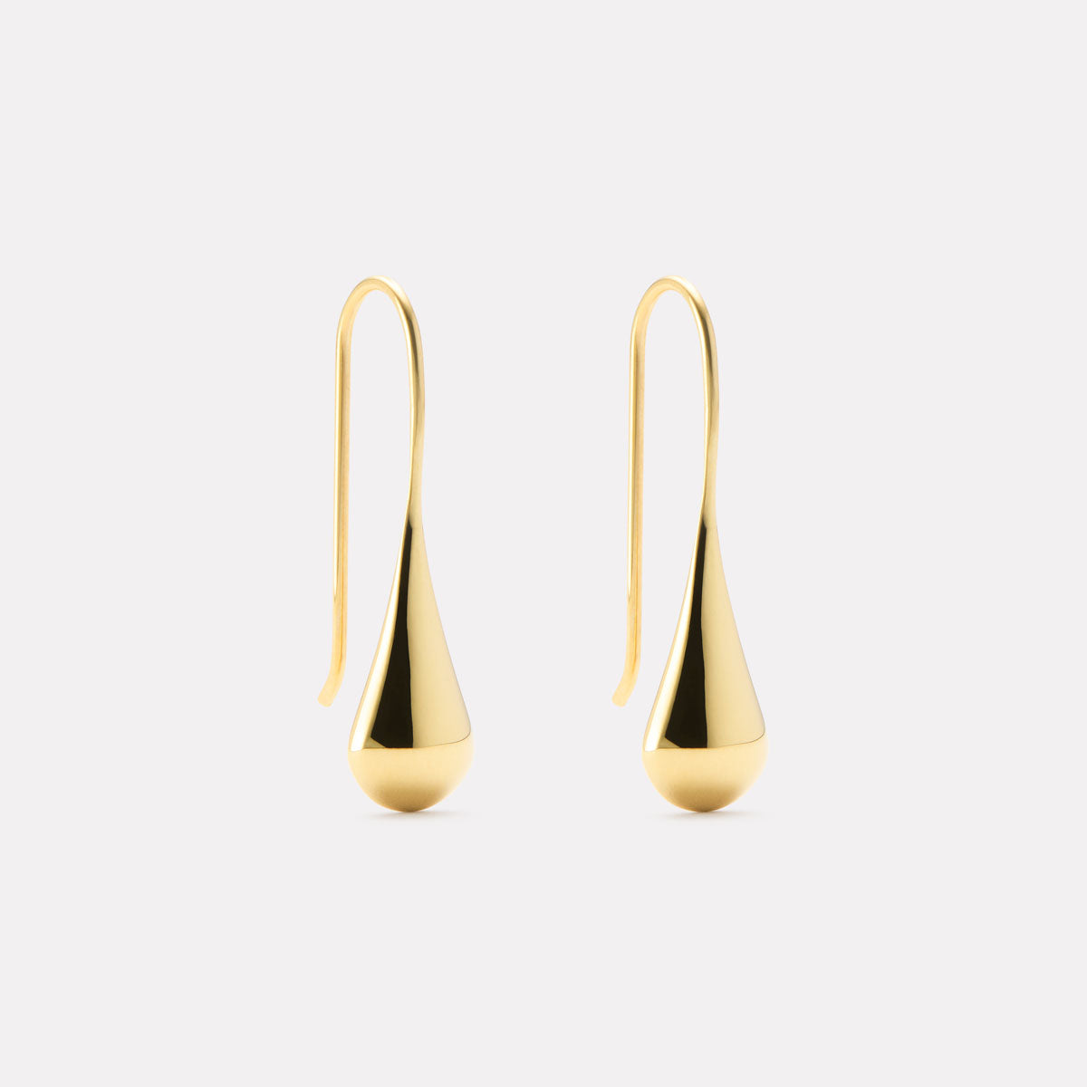Yellow Gold My Silent Tears Earring