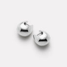 Sterling Silver Mode Huggie Earrings