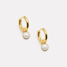 Yellow Gold Heavenly Pearl Earring