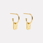 Yellow Gold Tigger Earring