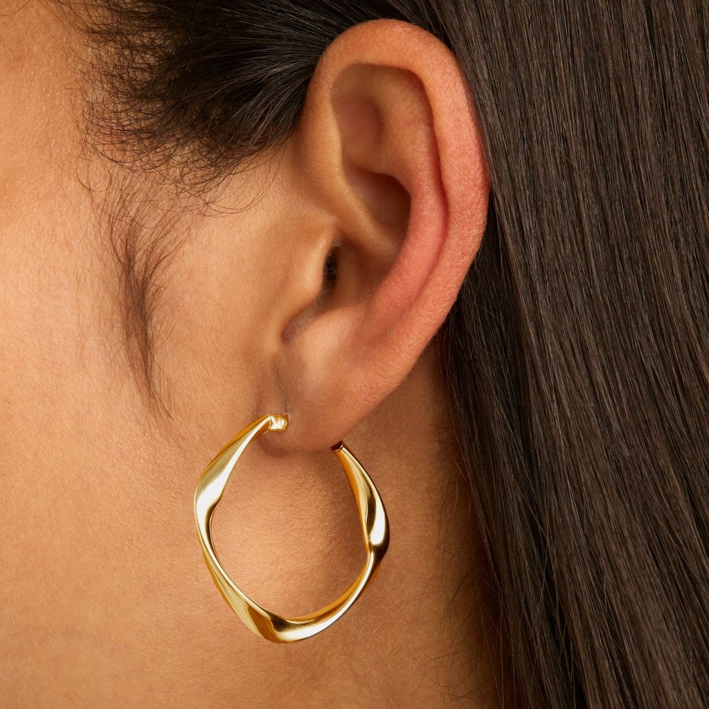 Garden of Eden Hoop Earring