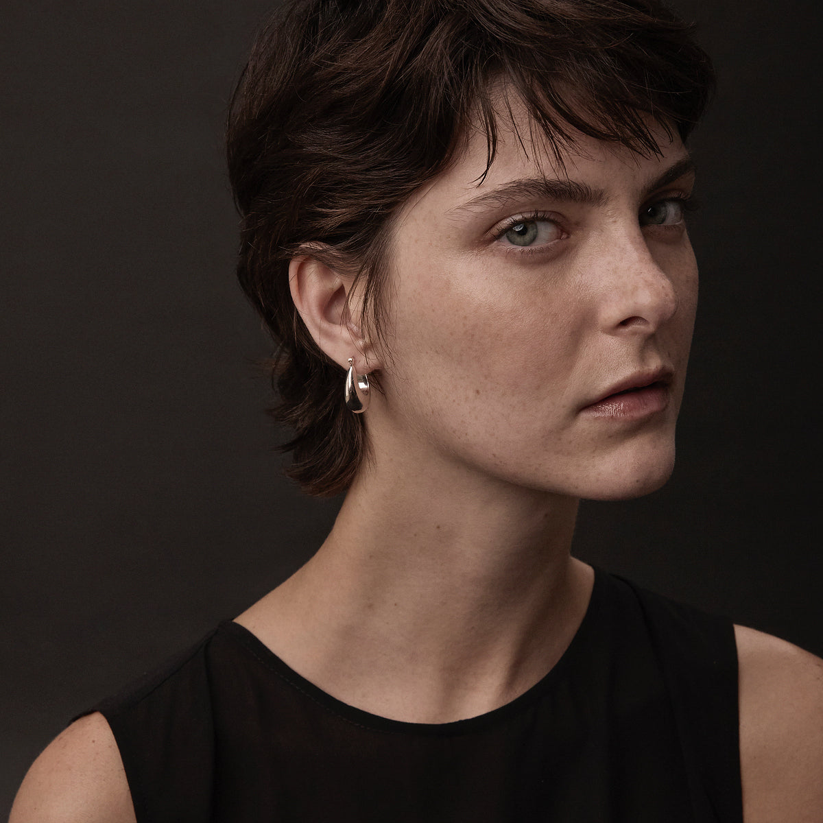 Cloudland Hoop Earring