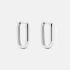 Sterling Silver Elemental Hoop Earring