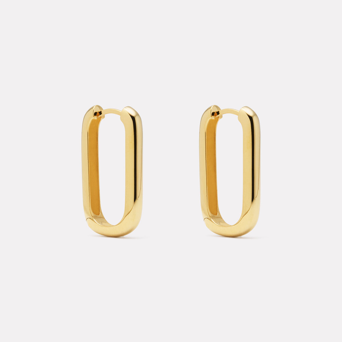 Yellow Gold Elemental Hoop Earring