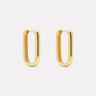Yellow Gold Elemental Hoop Earring