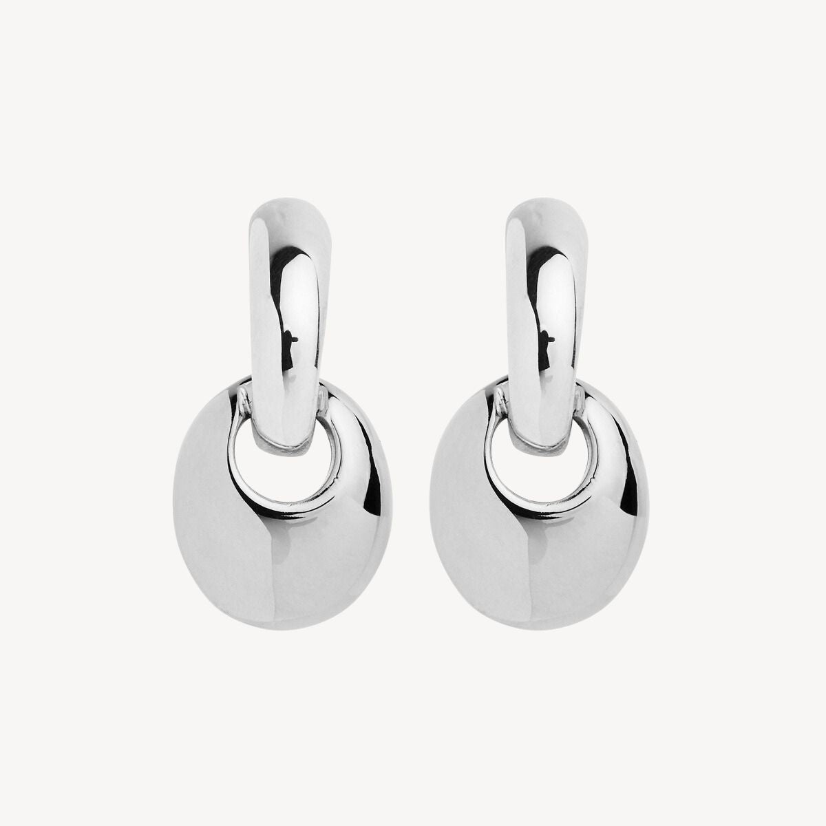 Sterling Silver Pebble Drop Earring
