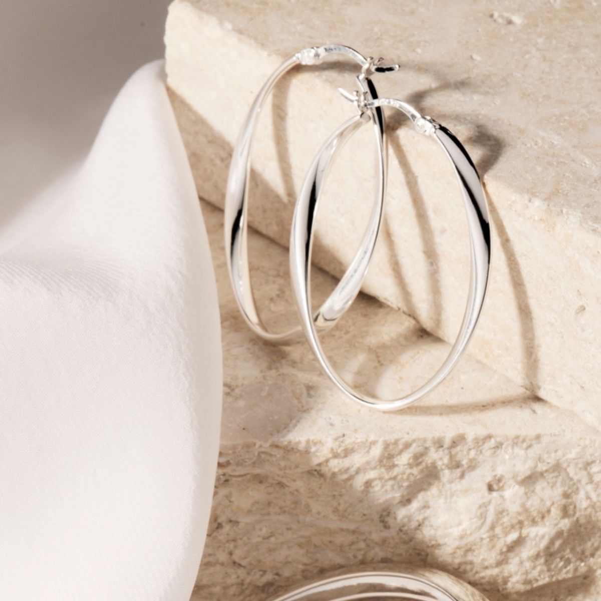 Cinta Large Hoop Earring