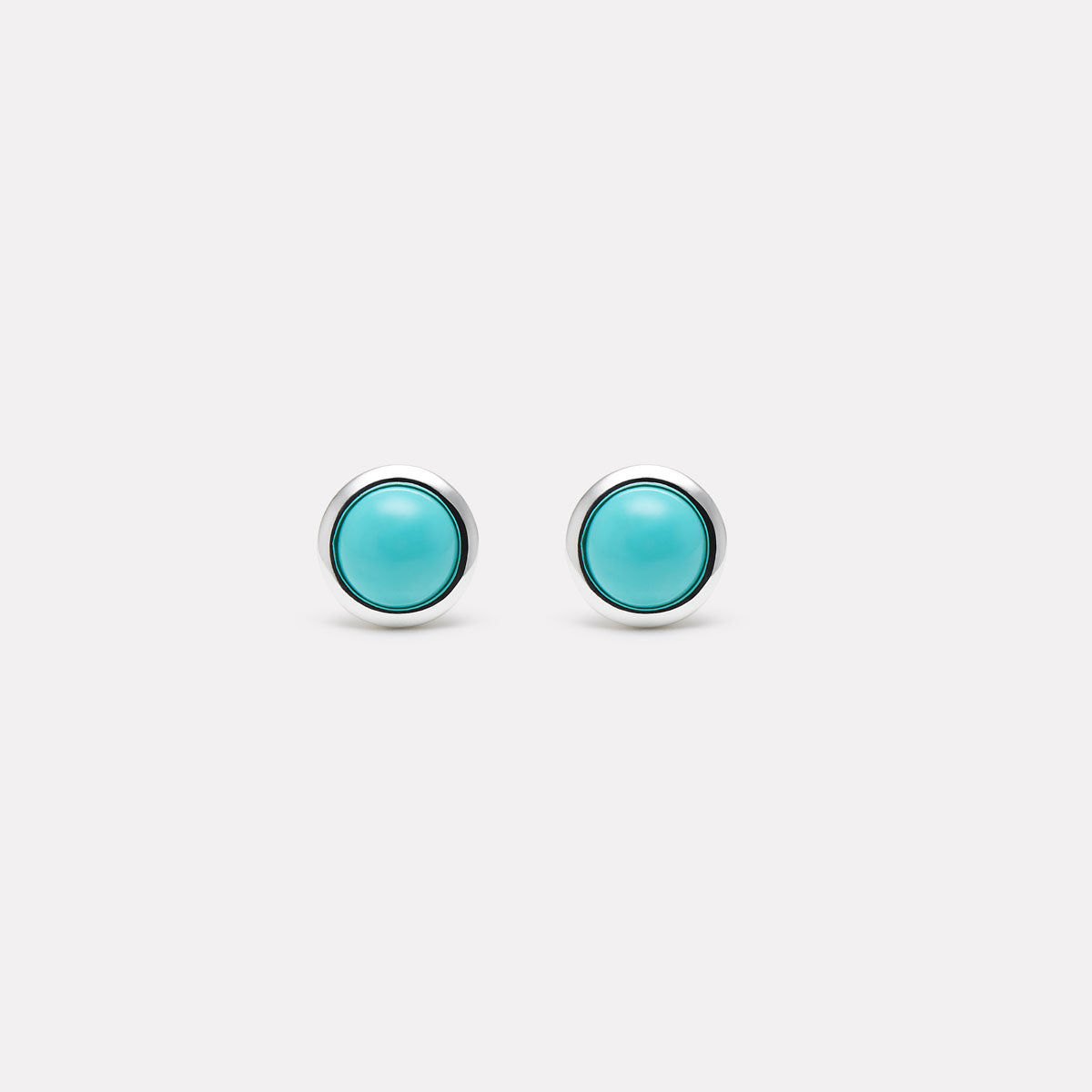 Husk Turquoise Stud Earring