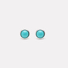Husk Turquoise Stud Earring