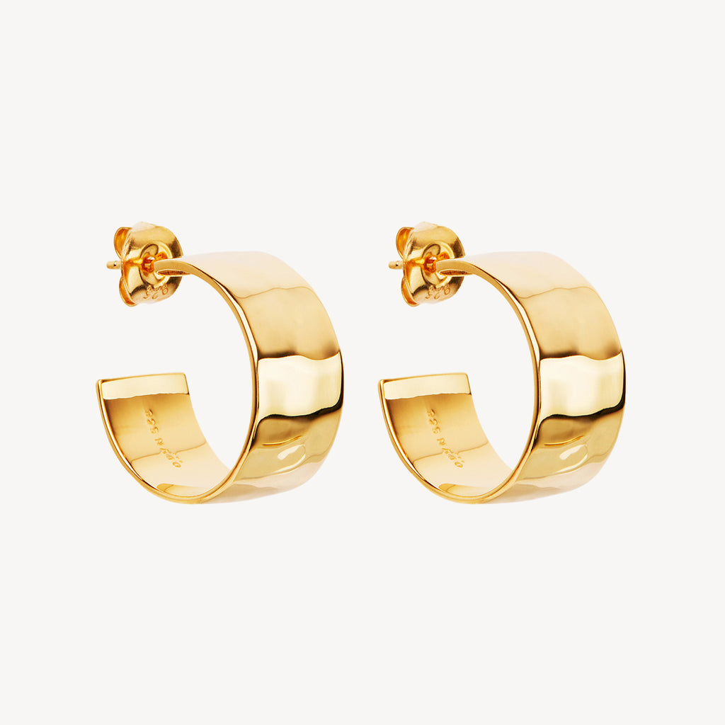 Yellow Gold La Dolce Vita Hoop Earrings