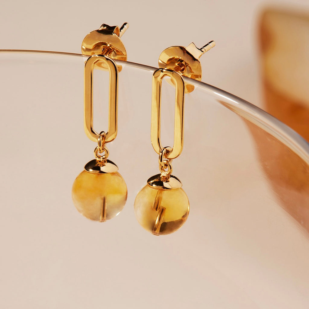 Limoncello Citrine Earrings