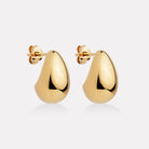 Yellow Gold Baby Umbra Earrings