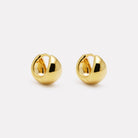 Yellow Gold La Muse Huggie Earrings