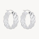 Sterling Silver Marais Hoop Earrings