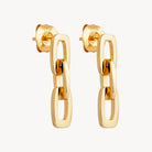 Yellow Gold The Marchioness Chain Earrings