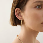 Milleluci Rectangular Earrings