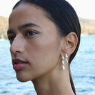 Liora Double Drop Stud Earring
