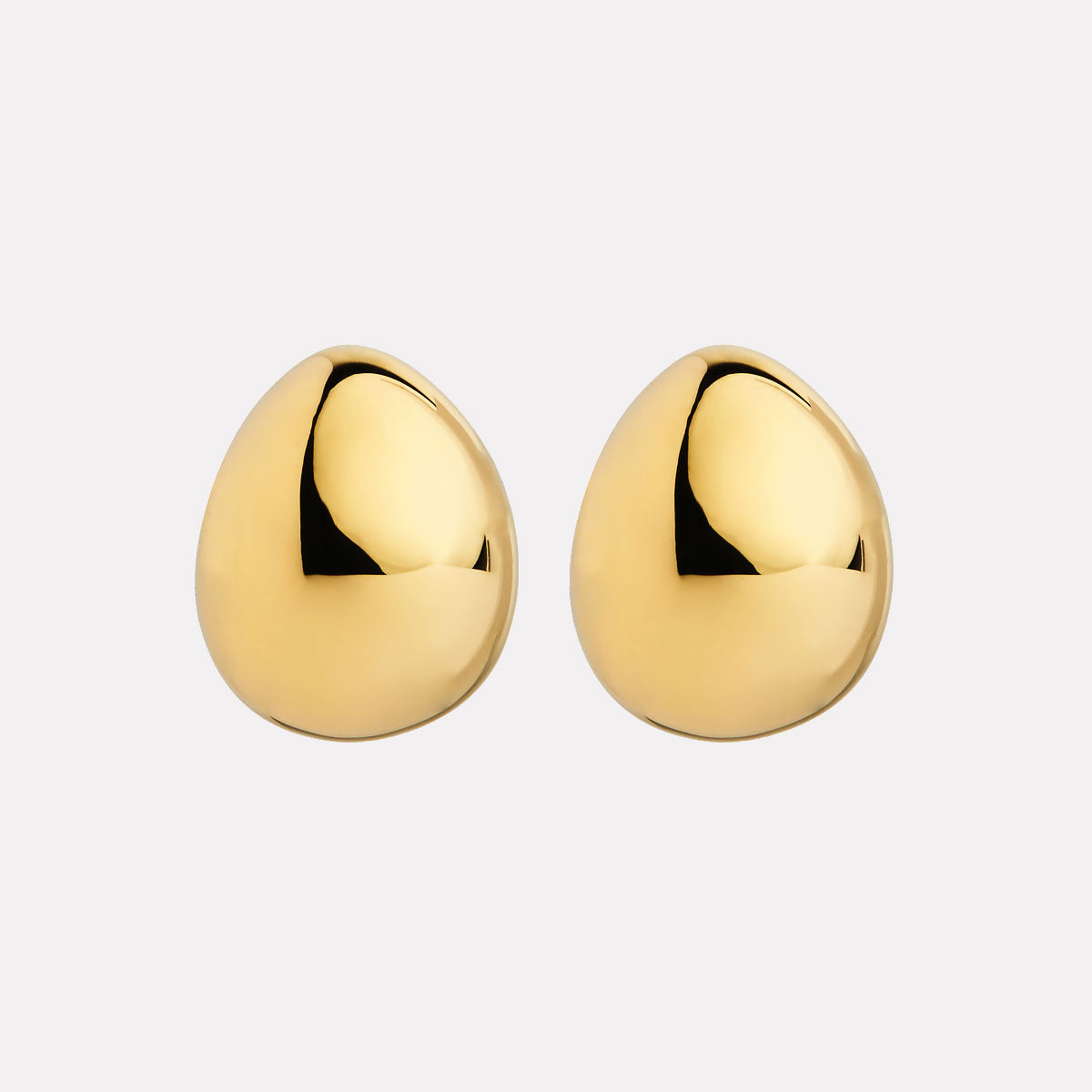 Yellow Gold Encounter Huggie Earring