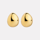 Yellow Gold Encounter Huggie Earring