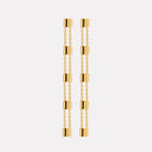 Yellow Gold Summer Veil Stud Earring