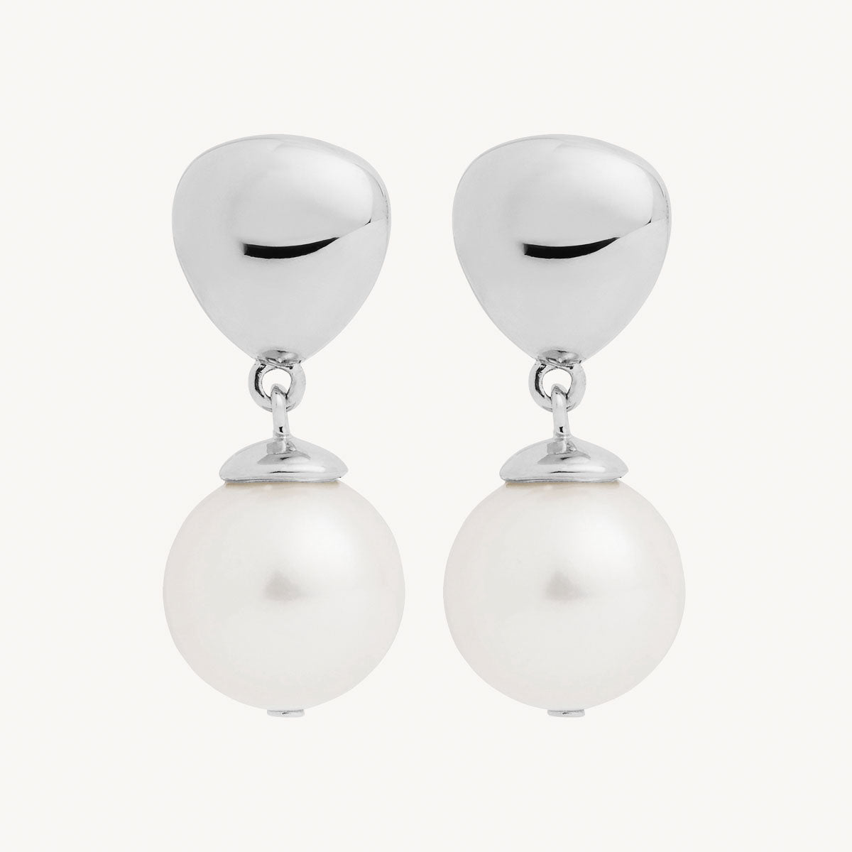 Sterling Silver Islander Pearl Earring