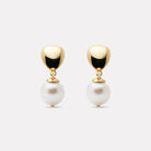 Yellow Gold Islander Pearl Earring