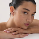 Tidal Whisper Single Pearl Earring