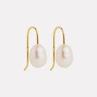 Yellow Gold Isla Pearl Earring
