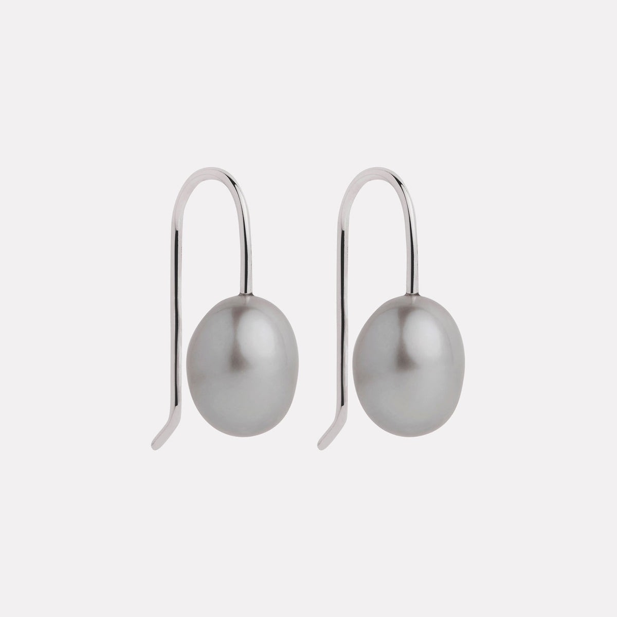 Sterling Silver Isla Grey Pearl Earring