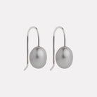 Sterling Silver Isla Grey Pearl Earring