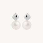 Sterling Silver Mirage Pearl Earring