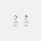Sterling Silver Mirage Pearl Earring