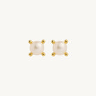 Yellow Gold Moana Pearl Earring