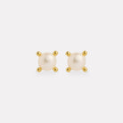 Yellow Gold Moana Pearl Earring