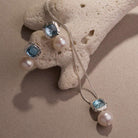 Blue Lagoon Pearl Earring