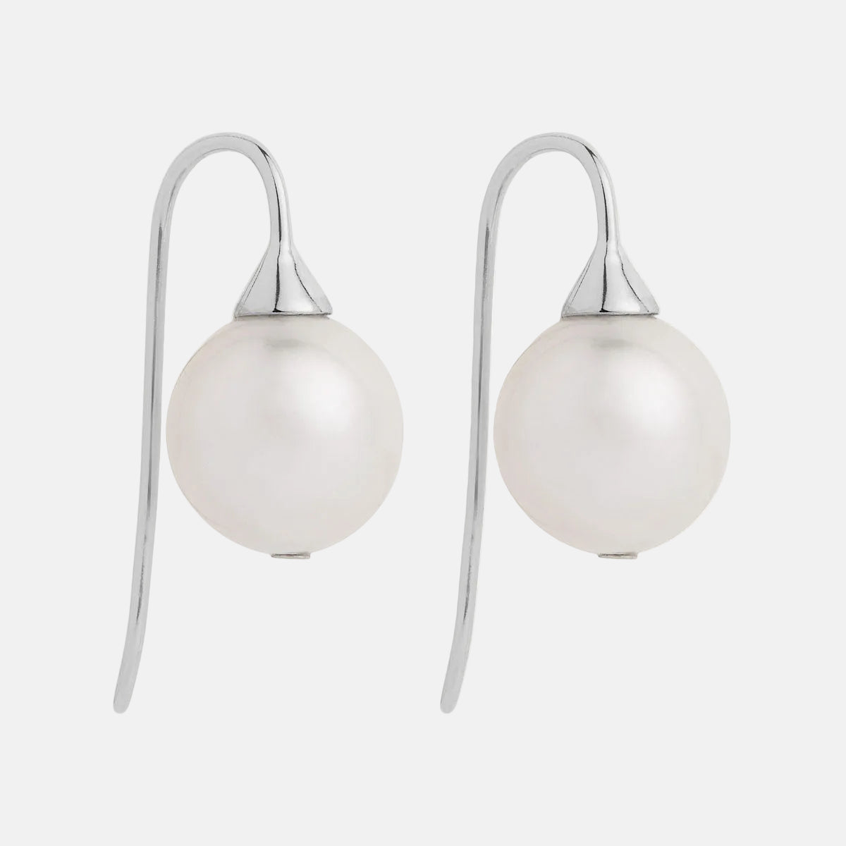 Sterling Silver Luna Pearl Earring