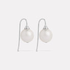Sterling Silver Luna Pearl Earring