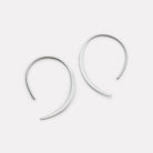 Sterling Silver Arc Earrings