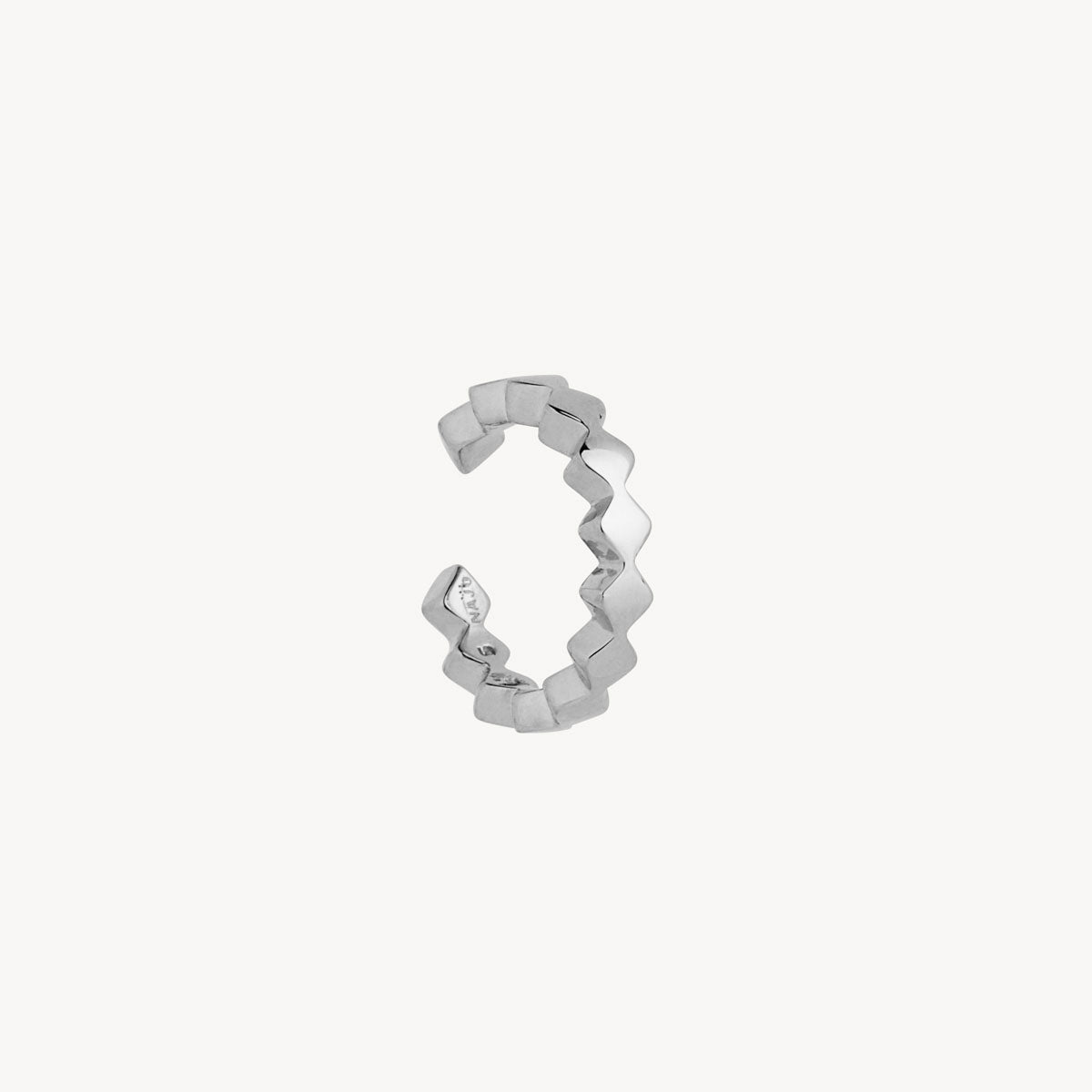 Sterling Silver Lattice Ear Cuff
