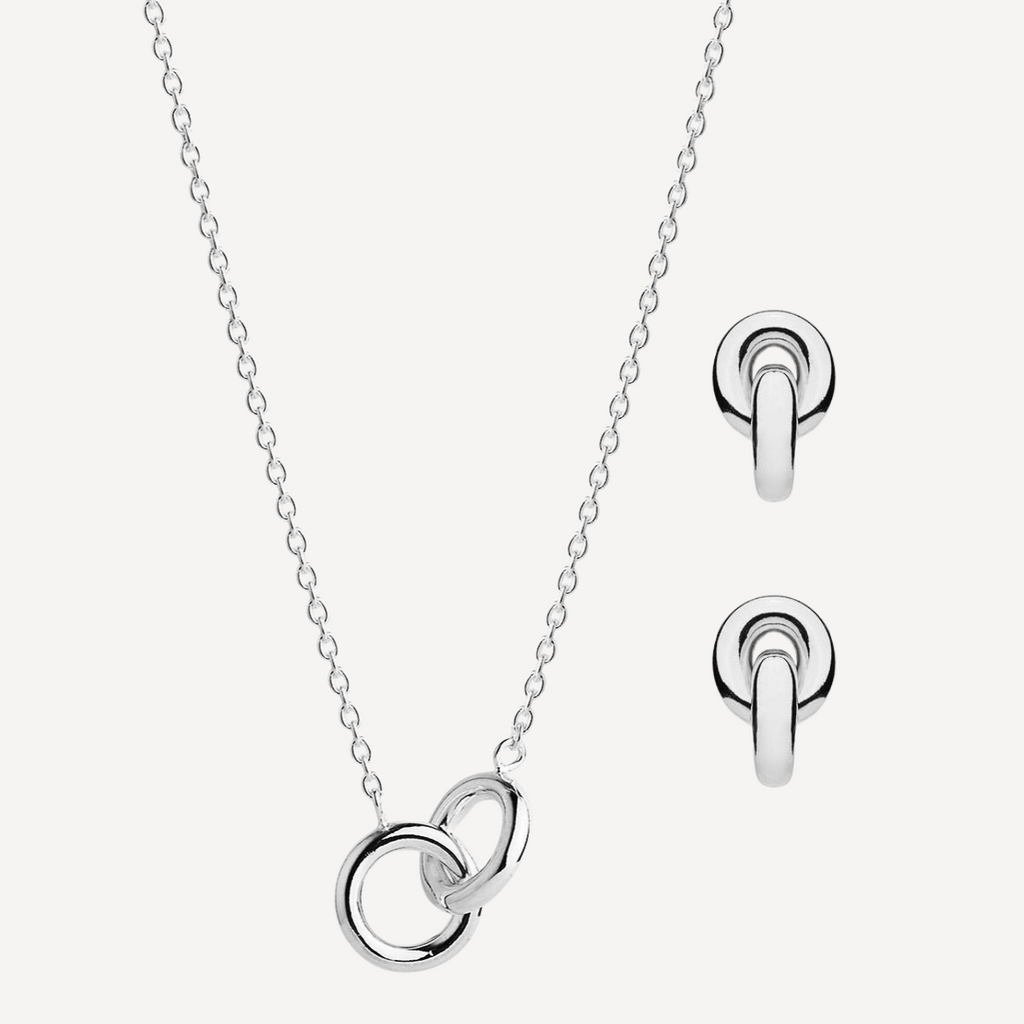 Sterling Silver The Embrace Set