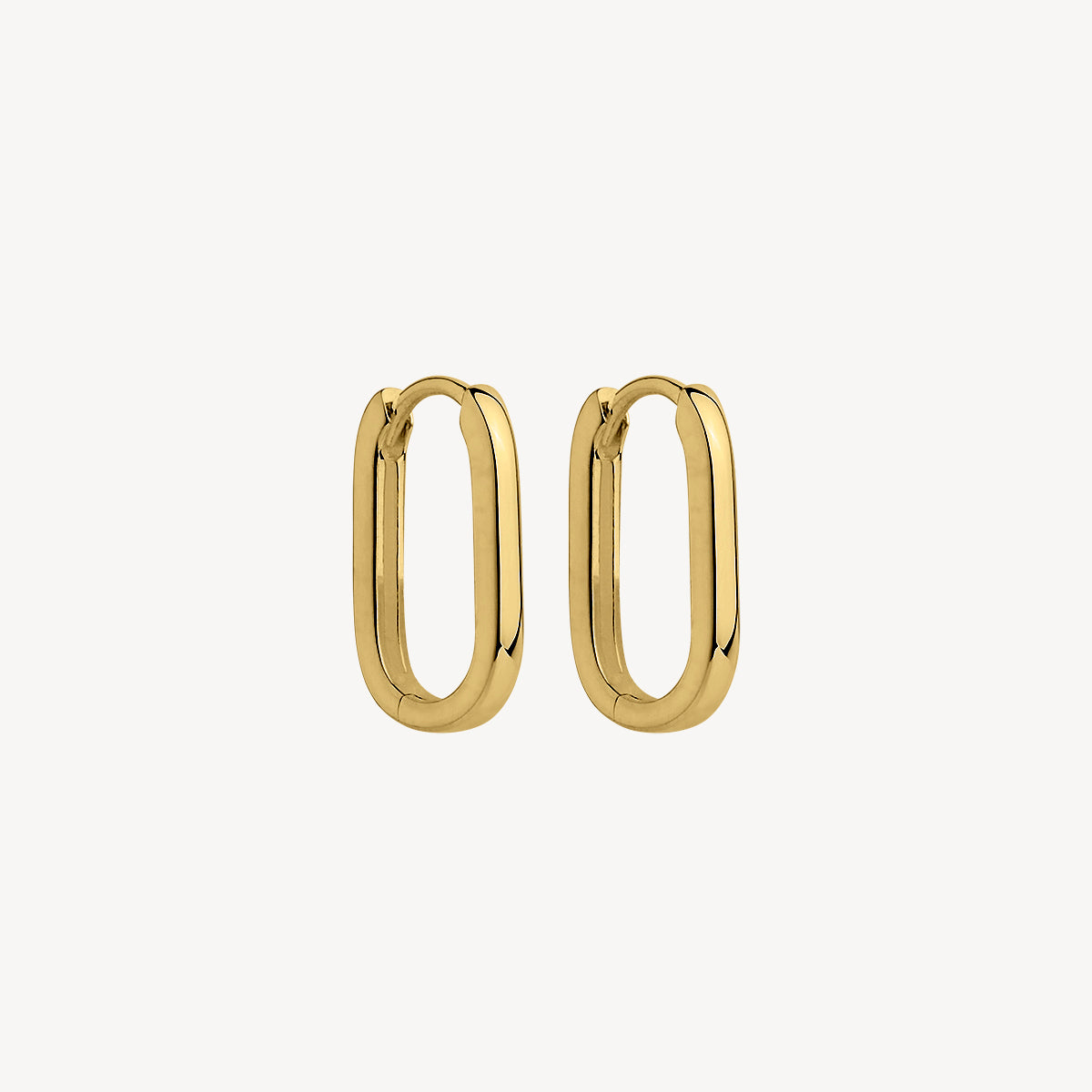 Yellow Gold Lucina Gold Hoop Earrings