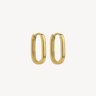 Yellow Gold Lucina Gold Hoop Earrings